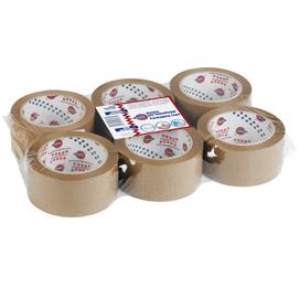 Eurocel PVC 330 - Nastro da imballaggio - 50 mm x 66 m - PVC - marrone