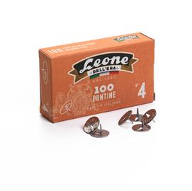 Leone Dell'Era Puntine in acciaio N4Confezione da 10 scatole x100 puntine ciascuna