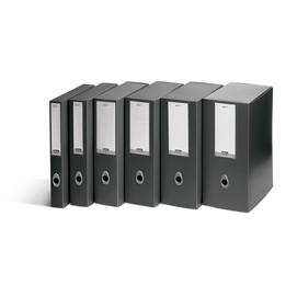 Scatola progetto Plus Vip - 34,5 x 24,5 cm -  dorso 8 cm - grigio antracite - Fellowes