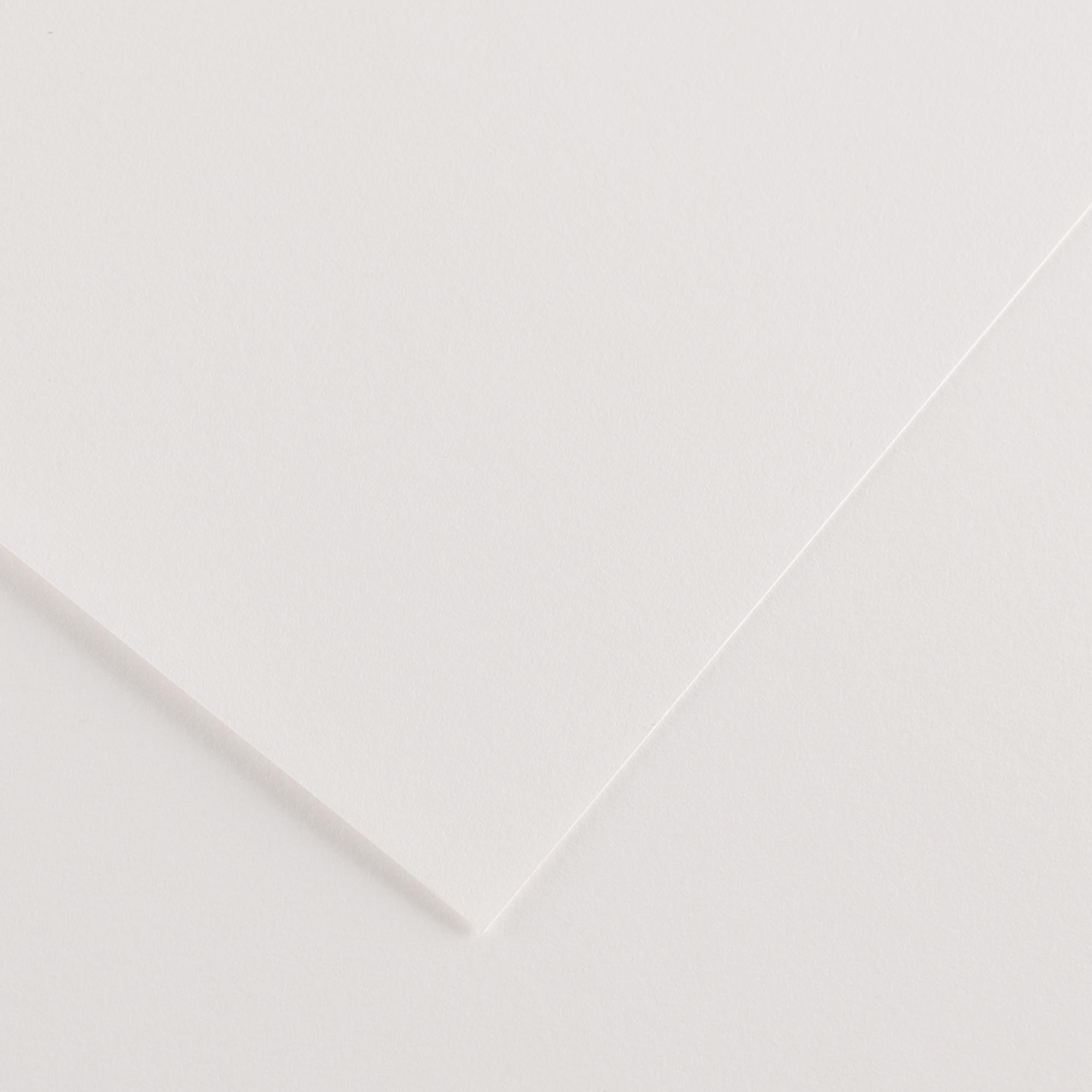 Foglio Colorline - 70x100 cm - 220 gr - bianco - Canson