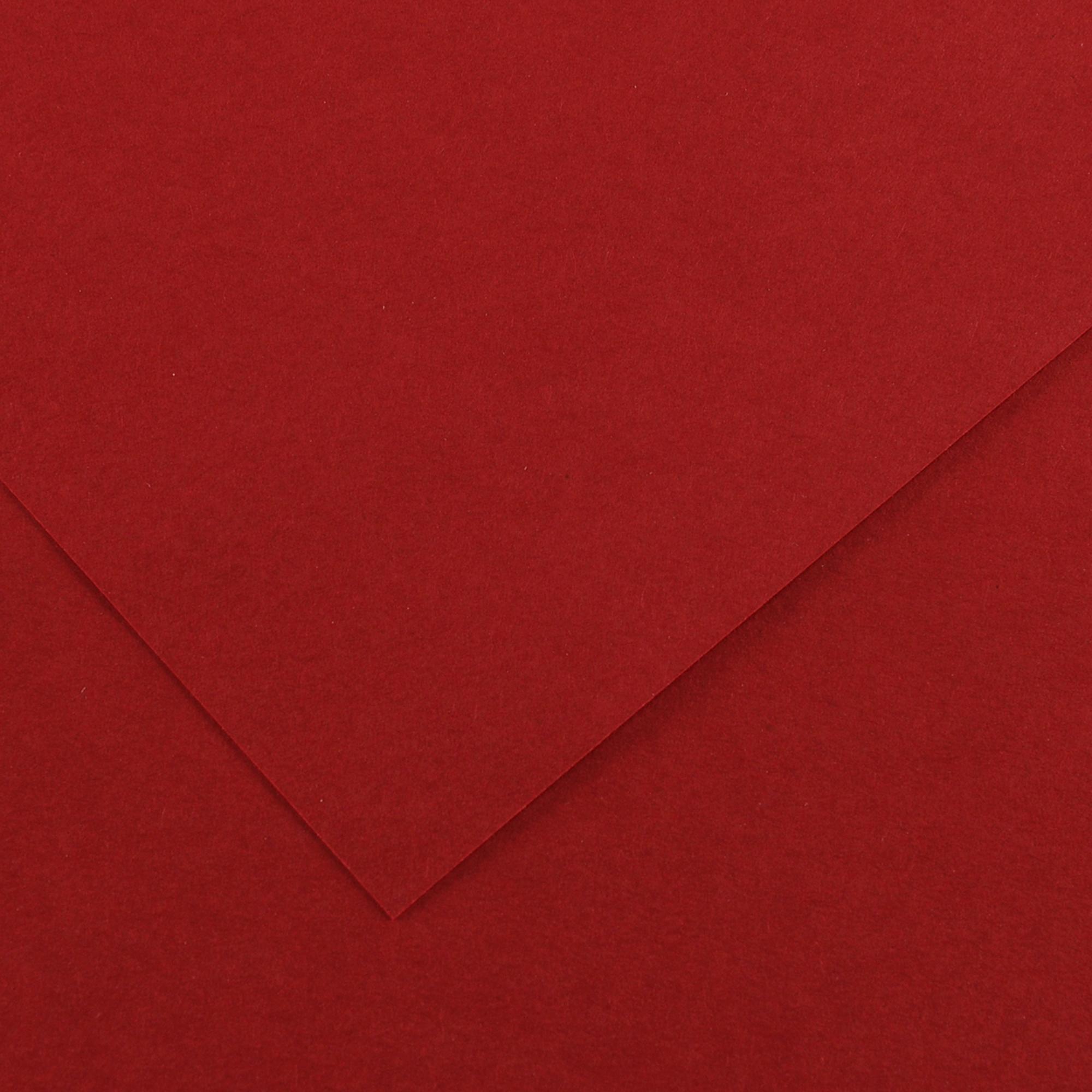 Foglio Colorline - 70x100 cm - 220 gr - rosso granata - Canson