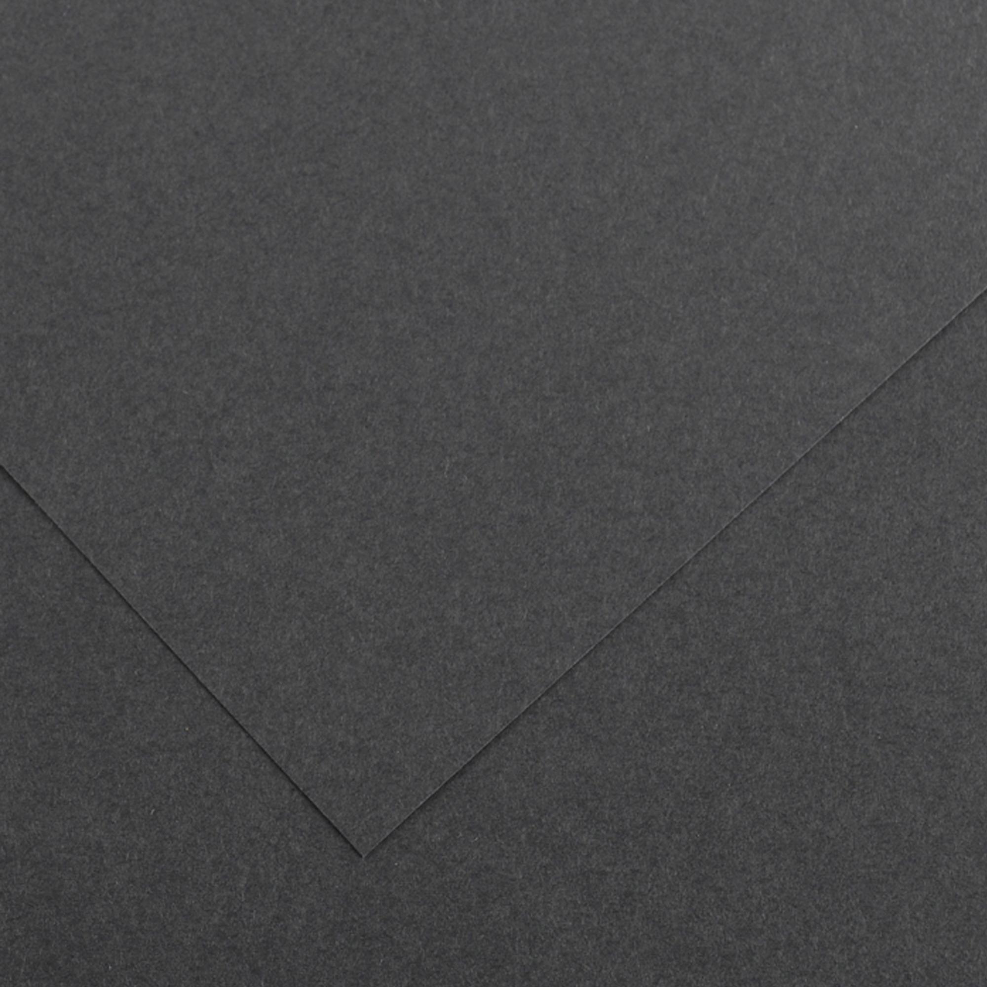 Foglio Colorline - 70x100 cm - 220 gr - grigio scuro - Canson